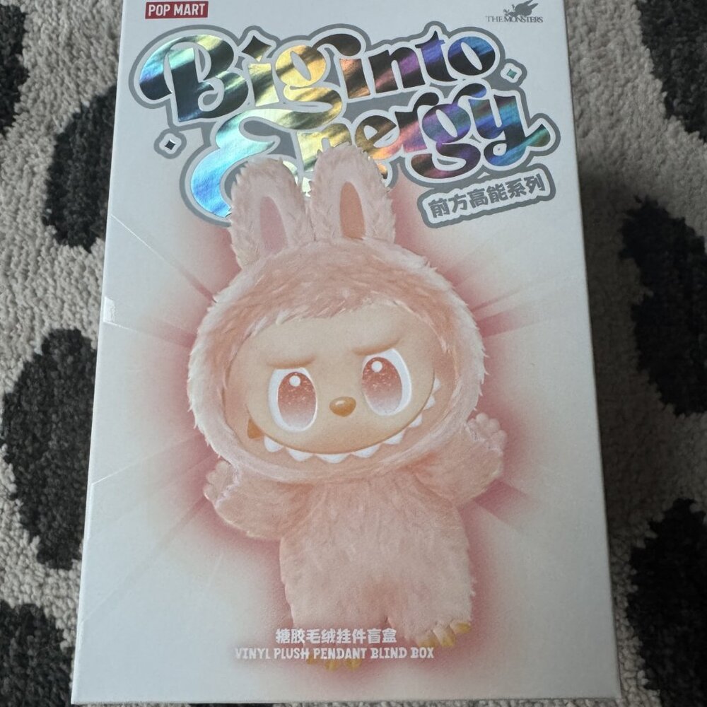 Pop Mart Labubu THE MONSTERS Big into Energy Series-Vinyl Plush Pendant HOPE